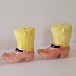 Cowboy Boots Salt and Pepper Shaker Set